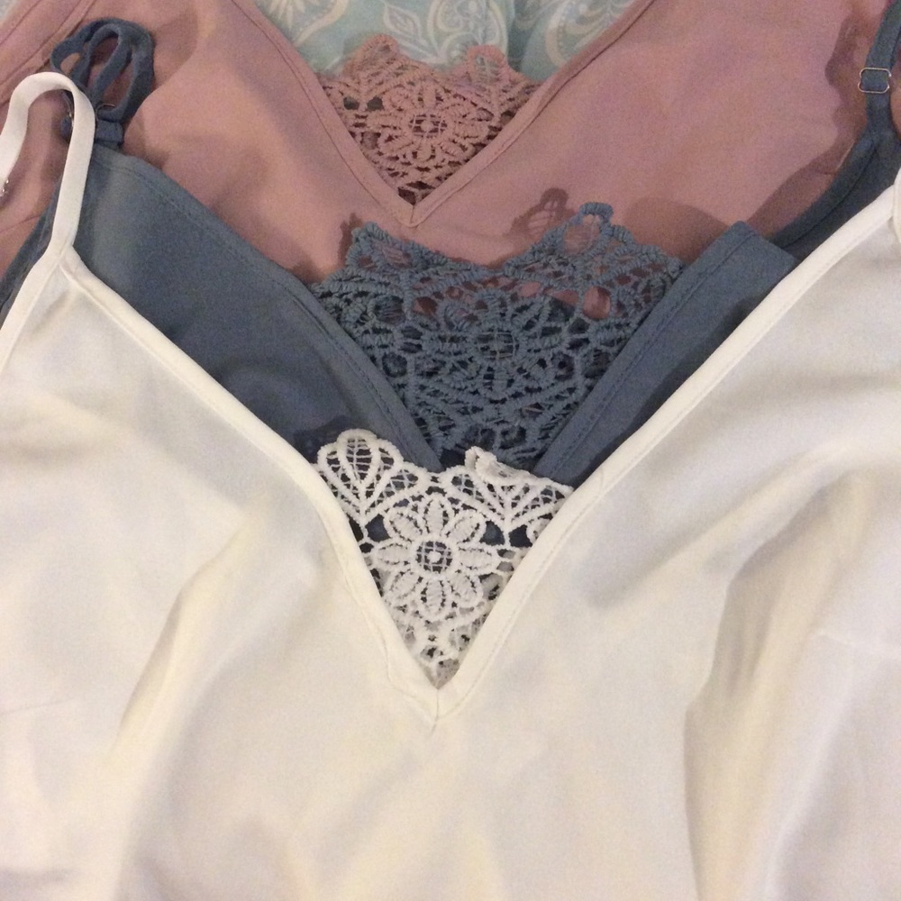 SHEIN Curve Camisoles - set of three 1XL